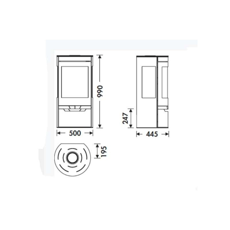 Poêle à bois Panadero 18150 Suerte