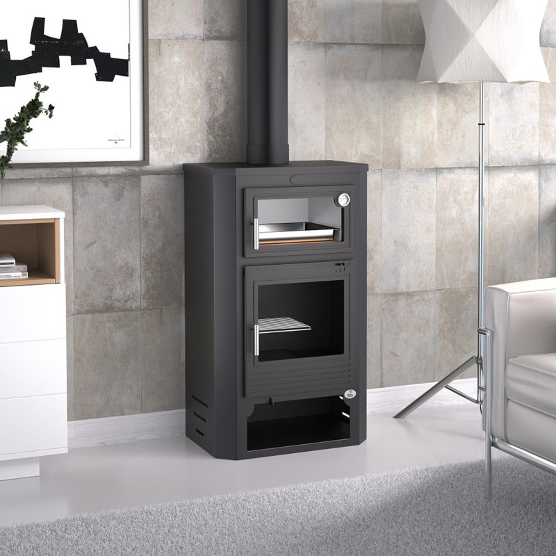 Poêle à bois M-104 avec quatre Surround FM